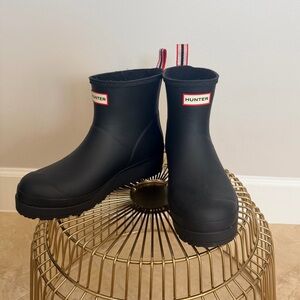 Hunter Original Short Rain Boots Black Matte Women’s US 8 / UK 6